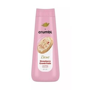 Dove x Crumbl Strawberry Crumb Cake Moisturizing Liquid Body‎ Wash Brand New